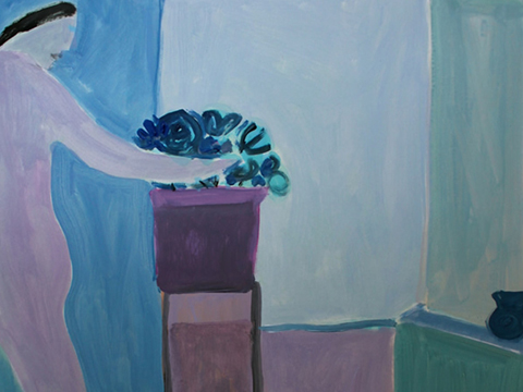 Joy Laville, Obra, Mujer, flores, Arte Hoy, Galería